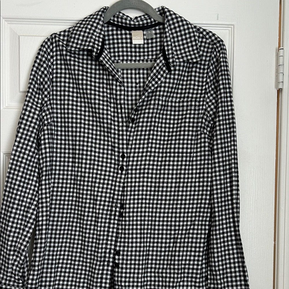 Roxy flannel Plaid Top